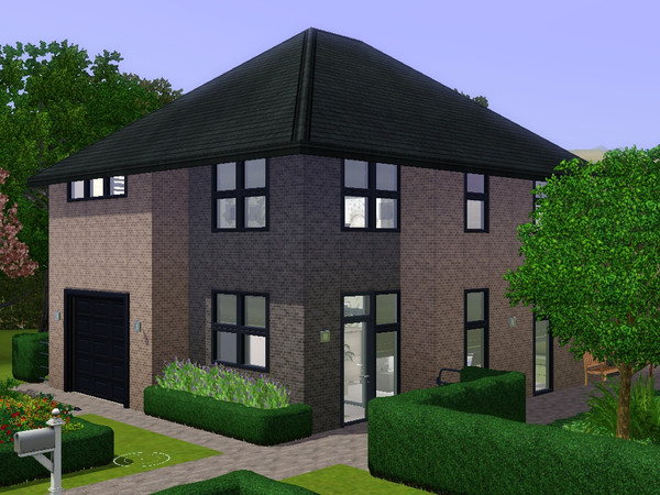 Sims 3 — Chase by dorienski — Modern family home with spacious open-plan living, dining and kitchen area, separate