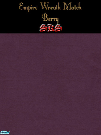 Sims 2 — Empire Wreath Carpeting Solid Set - Berry by 71robert13 — Solid color Match for my Empire Wreath Gold &