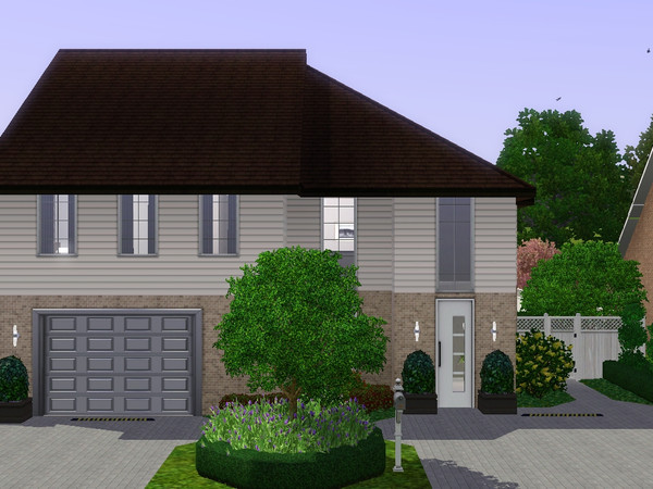 Sims 3 — Quinn by dorienski — Classic family home in a modern jacket with spacious living and dining area, kitchen and