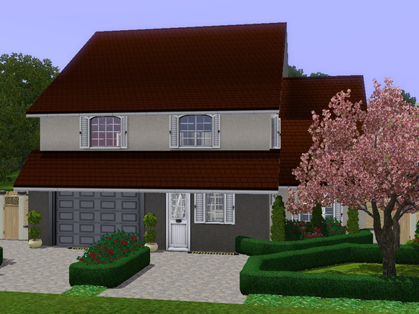 Sims 3 — Walton (unfurnished) by dorienski — Cosy cottage family home with living and dining room, kitchen, separate