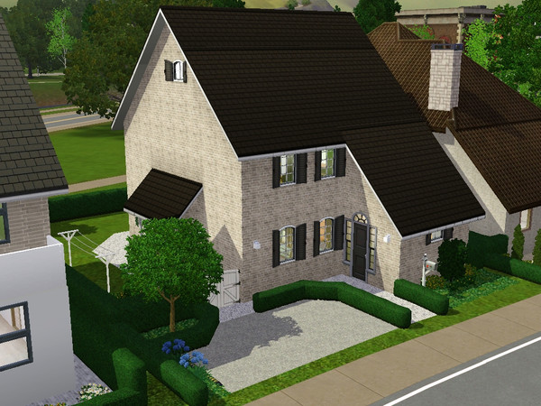 Sims 3 — Willis by dorienski — Cosy starterhome with open plan living, dining and kitchen area, 1 bedroom, 1 office and