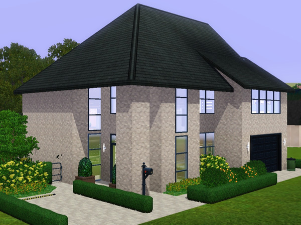 Sims 3 — Gerard by dorienski — Modern family home with spacious open plan living, dining and kitchen area. The dining