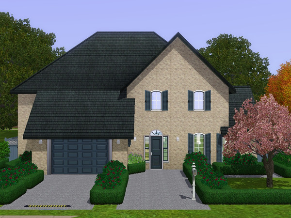 Sims 3 — Barrymore by dorienski — Spacious cottage family home with dining and living area, kitchen, a storage room, a