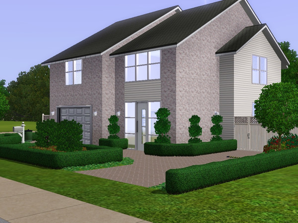 Sims 3 — Kahn by dorienski — Modern family home with spacious open plan living, dining and kitchen area, 2 separate