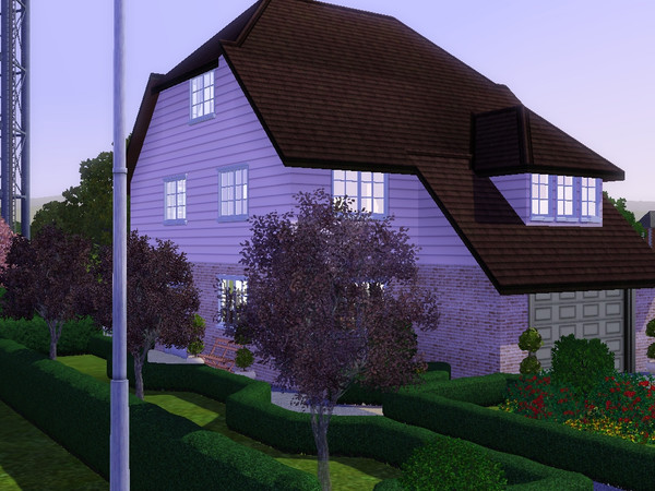 Sims 3 — Laurel by dorienski — Cottage family house with open plan living, dining and kitchen area, 1 garage and a