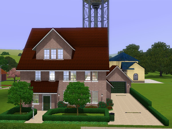 Sims 3 — Watson by dorienski — Large old renovated town house with spacious living room, dining room and kitchen and