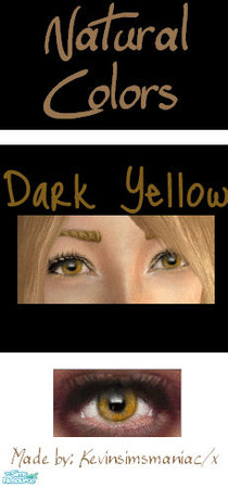 Sims 2 — Natural Colors - Dark Yellow by kevinsimsmaniax —  Hi! This is my \'Dark Yellow Color\' of my \'Natural Colors\'
