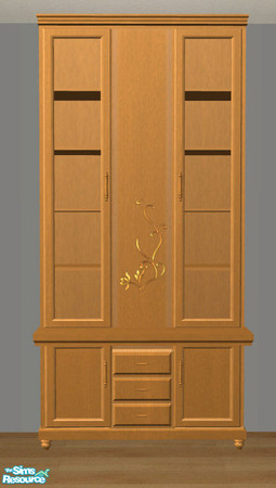 Sims 2 — PB Kitchen Recolor Honey - Cabinet by ShinoKCR — Updated on Nov. 08 2008 - Textur new for new mesh