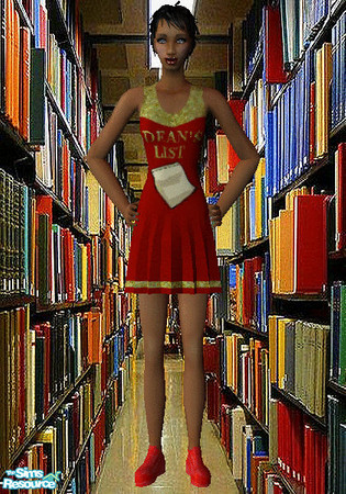 Sims 2 — Dean\'s List Woman by Earcat —  You\'ve studied hard and made the Dean\'s List. Congratulations! It\'s ok to