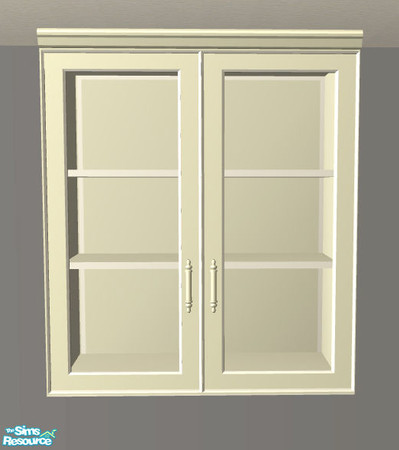 Sims 2 — PB Kitchen Recolor cream - Cupboard Doors Glass by ShinoKCR — Updated on Nov. 08 2008 - Textur for New Mesh with
