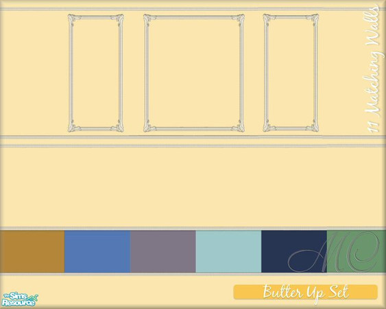 Sims 2 — Balanced Living - Butter Up Set by mistresscris — Created by MistressCris.