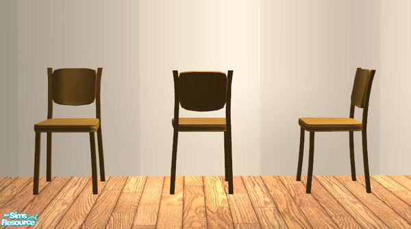 Sims 2 — PB Kitchen Recolor Honey - Diningchair by ShinoKCR — 
