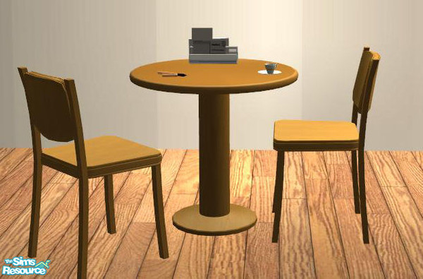 Sims 2 — PB Kitchen Recolor Honey - Diningtable by ShinoKCR — 