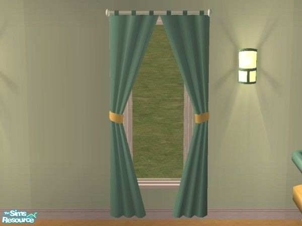Sims 2 — Modern Living Room - Curtains (Small Medium) by lym — Part of my Modern Living Room set.