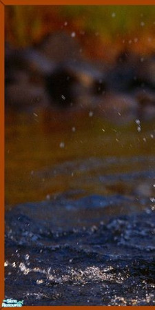 Sims 2 — Tiger Tiger Wall Mural Set - Panel 1 by gypsiewolf2 — Tiger, tiger burning bright, in the forests of the night.