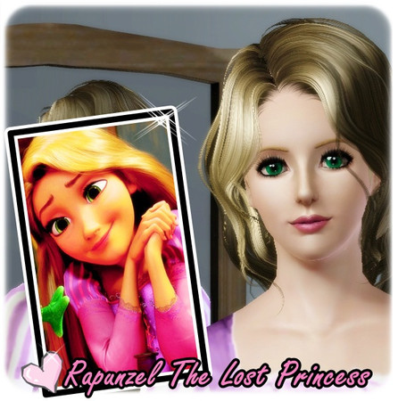 Sims 3 — Rapunzel~Tangled by dhylaciouz — Tangled is a 2010 American computer animated fantasy musical/comedy film
