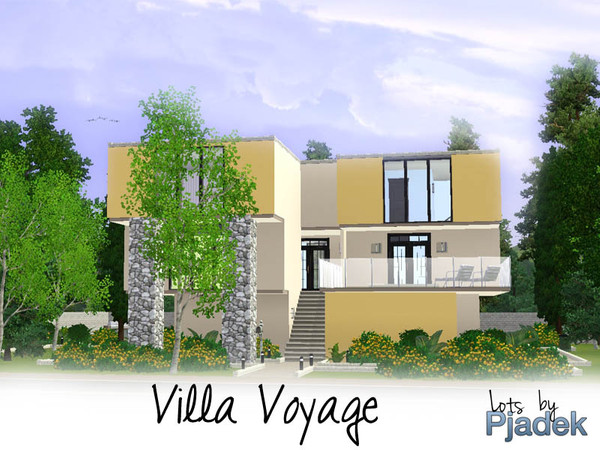 Sims 3 — Voyage Villa by Pjadek2 — Make your Sims better with ultra modern Voyage Villa! Now they can enjoy in the nature