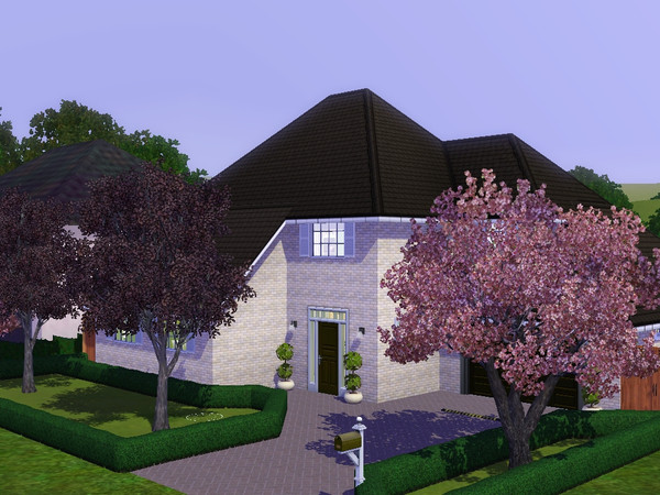 Sims 3 — Iris by dorienski — Cosy cottage family home with 3 bedrooms, 1 bathroom, living and dining area, kitchen with