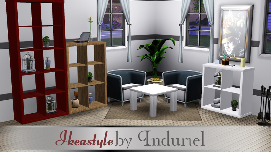 The Sims Resource Ikea Shelf Expedit