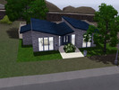 Sims 3 — Modern Family Starter by iLykSparkles — This house comes complete with neutral colored kitchen and dining