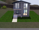 Sims 3 — Modern Starter by iLykSparkles — This modern 2 story starter is perfect for couples or bachelors looking for a