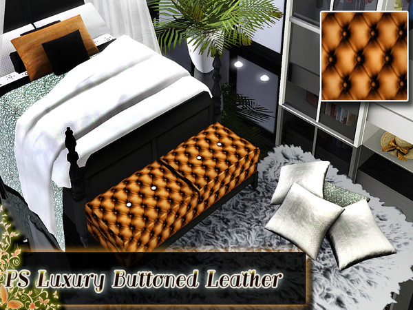 Sims 3 — PS Luxury Buttoned Leather by Pralinesims — By Pralinesims
