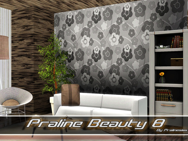 Sims 3 — Praline Beauty 8 by TSR Archive — Cute floral pattern. We hope you like it;)