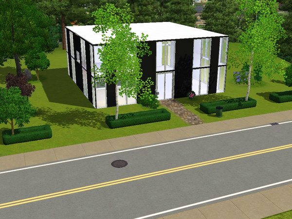 Sims 3 — Modern Box by rosered97 — Hope you enjoy, i know its simple but please appreciate it :)