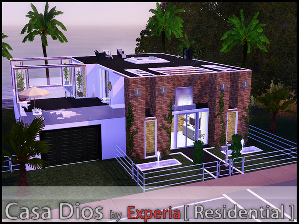 Sims 3 — Casa Dios_byExperia by Experia — Modern, elegant living when it's at its best. Life is luxury when your