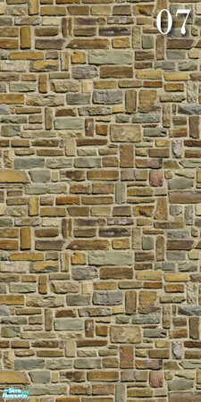 Sims 2 — Brick Set17 - Wall07 by ayyuff — cost:2