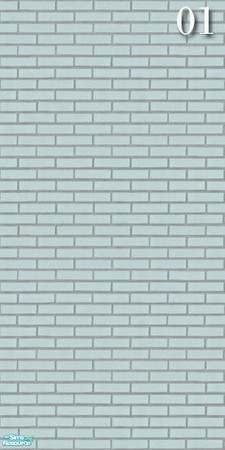 Sims 2 — Brick Set18 - Wall01 by ayyuff — Cost:2