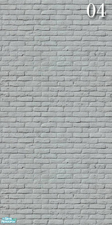 Sims 2 — Brick Set18 - Wall04 by ayyuff — Cost:2