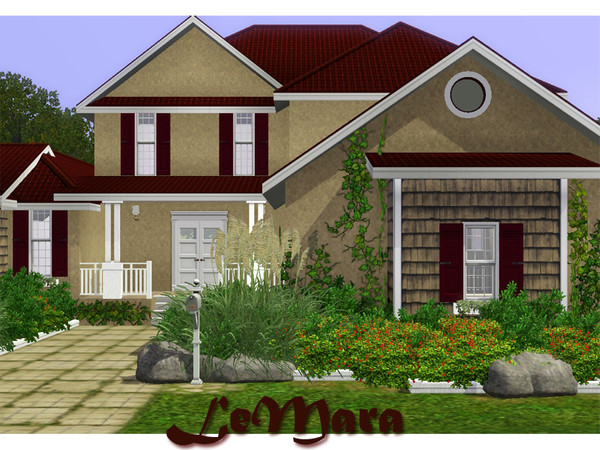 Sims 3 — LeMara by Degera — A fabulous family home with Southwest coloring, LeMara features three bedrooms, two and one
