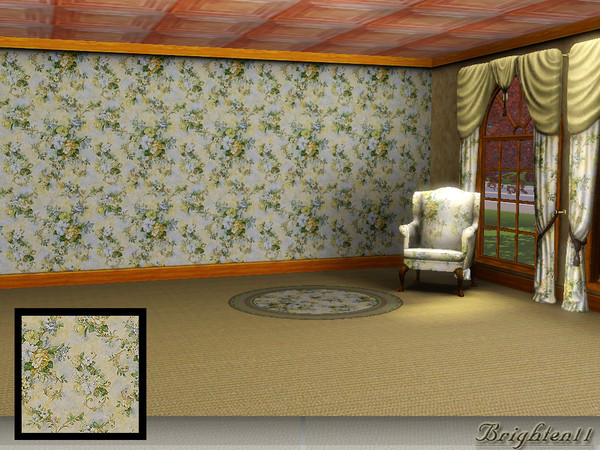 Sims 3 — BR11 Floral 1 by Brighten11 — Floral 1 - Brighten11 A new floral pattern from Brighten11. Works nicely with