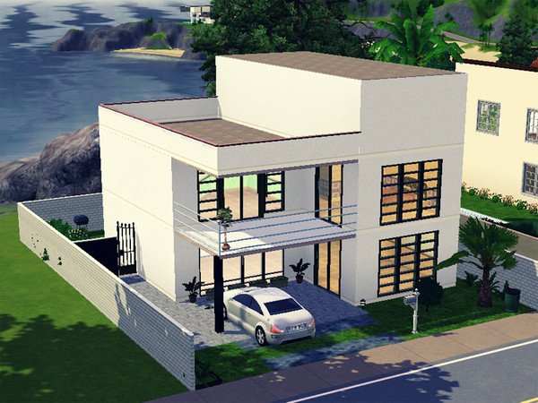 Sims 3 — Modern House#1 by Sufia — A modern house with 3 bedrooms and 3 wc's. By Sofia Sousa (SS)