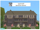 Sims 2 — Renaissance Revival by gypsiewolf2 — Made large to make any sim feel small, this home has room on the ground