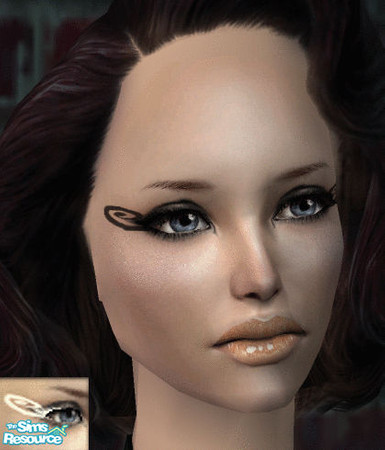Sims 2 — Fairytale Eyeliner -White by Cleotopia — 