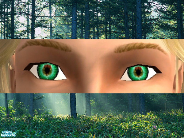 Sims 2 — Forest eyes - contacts by zaligelover2 — Green contacts