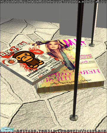 Sims 2 — [ Paix Tranquille ] - Decor Books by Screaming_Mustard — 