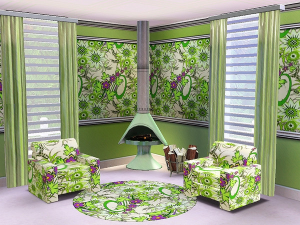 Sims 3 — marcorse_it's greeeen pattern by marcorse — Oh yes, it is definitely green . . with a touch of purple . but