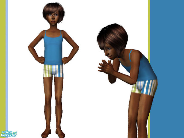 Sims 2 — Summer PJ Party Madness! - 5fdac64d Aug6dress5 by giasims — 6 basic pj outfits to choose from. No mesh needed!