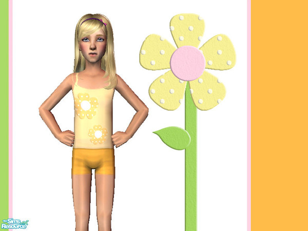 Sims 2 — Summer PJ Party Madness! - 5ff0cd6f Aug6dress4 by giasims — 6 basic pj outfits to choose from. No mesh needed!