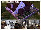 Sims 3 — Modern Farm, 1 bedr, 1.5 bathr by Mihelle2 — Modern dutch farm, 1 bedr, 1 bathr 25x20. Read further for more