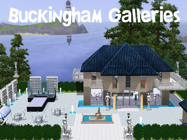 Sims 3 — Buckingham Galleries by frisbud — Part of my Sims1 conversion series. Buckingham Galleries was added with the