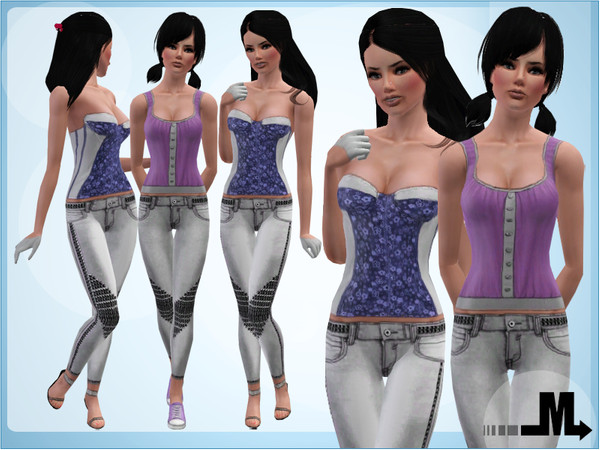 Sims 3 — Bodies by miraminkova — The set that includes two beautiful outfits will give you originality and beauty!