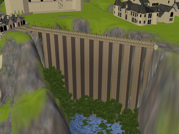Sims 3 — Hogwarts Viaduct Entrance by tony444 — Main bridge to enter Hogwarts Castle