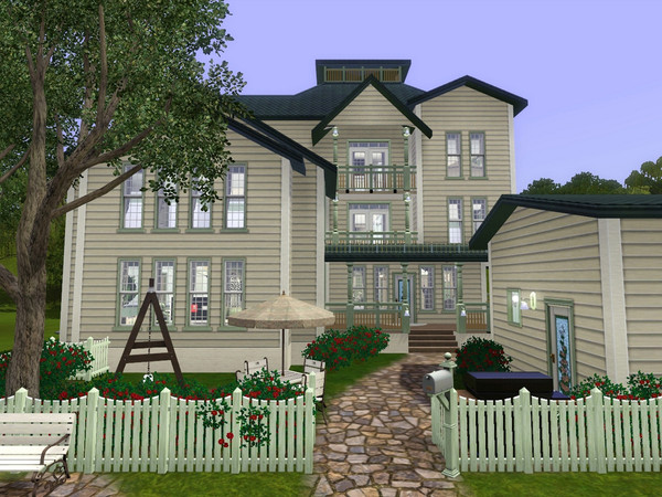 Sims 3 — Green Melancholy by happyyasu092 — Typical american house. Nothing special, just a cottage. Interior was made