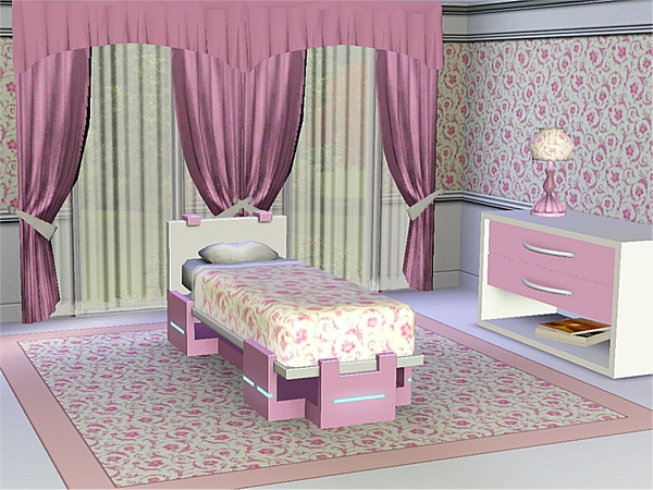 Sims 3 — marcorse_pink grace pattern by marcorse — A pretty pink abstract pattern, featuring flowers and leaves in a