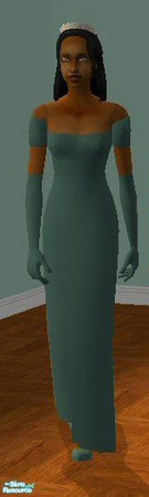 Sims 2 — Bold Formals - 5feb590f Gsafemeraldgreen by gil_shalos — Formal gown in Emerald Green