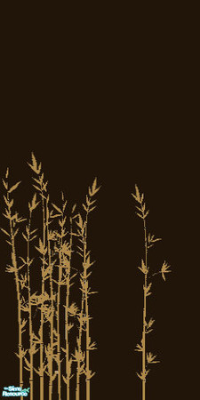 Sims 2 — Set Cuirepo - gold and choco wall by kibanahnah — Made to match my recolor of Huabanzhu \"living 04\",